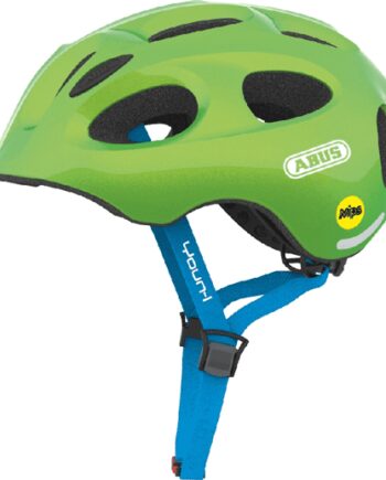 Abus Sparkling Green Youn-  Mips Juniorhjelm Medium  52-57 Cm