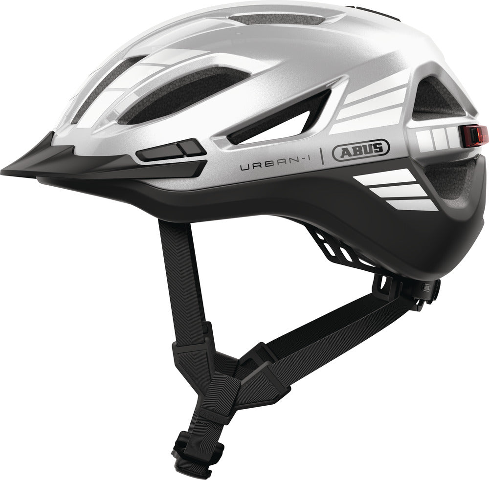 Abus Urban- Ace Signal Silver Cykelhjelm Small 51-55 Cm