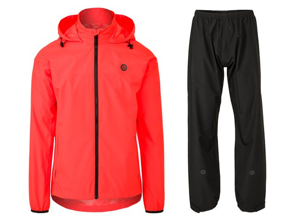 Agu Essential Go Regnsæt Unisex Hi-vis Neon Red
