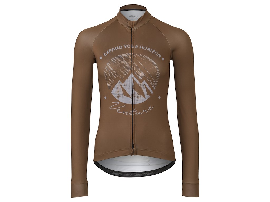 Agu Gravel Venture Cykeltrøje Lange ærmer Dame Armagnac Str