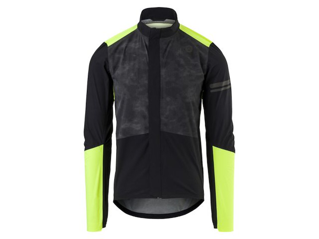 Agu Prime Performance Regnjakke Herre Sort Neon Gul Str