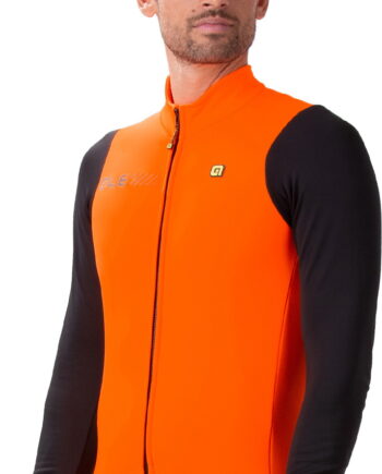 Alé Solid Fondo     Herre Langærmet Jersey Orange