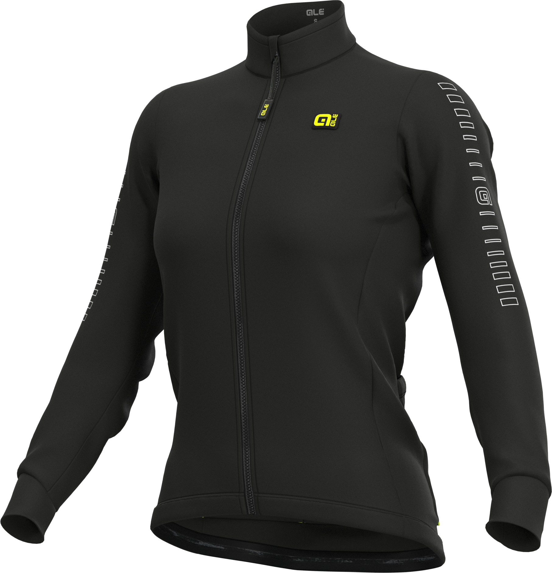 Alé Spring Fall Jersey Solid Fondo Dame Sort