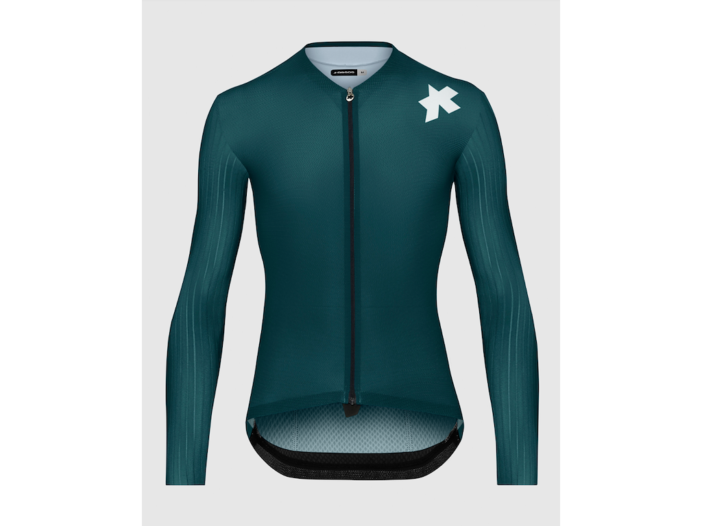 Assos Equipe Rs Long Sleeve Jersey S11 Cykeltrøje Herre Deep Petrol Str  Xs