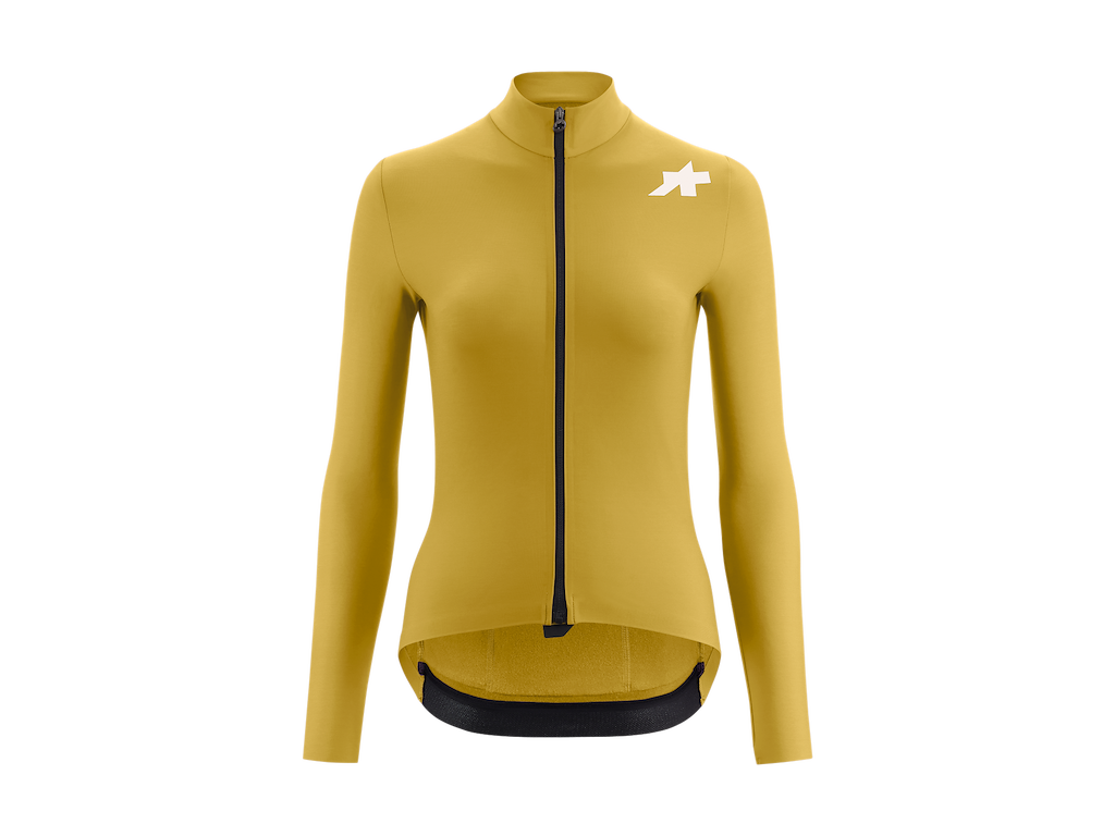 Assos Mille Gt Spring Fall Jersey S11 Cykeltrøje Lange ærmer Dame Golden Yellow Str