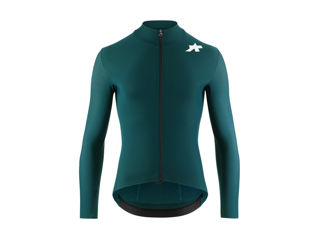 Assos Mille Gt Spring Fall Jersey S11 Cykeltrøje Lange ærmer Herre Deep Petrol Str