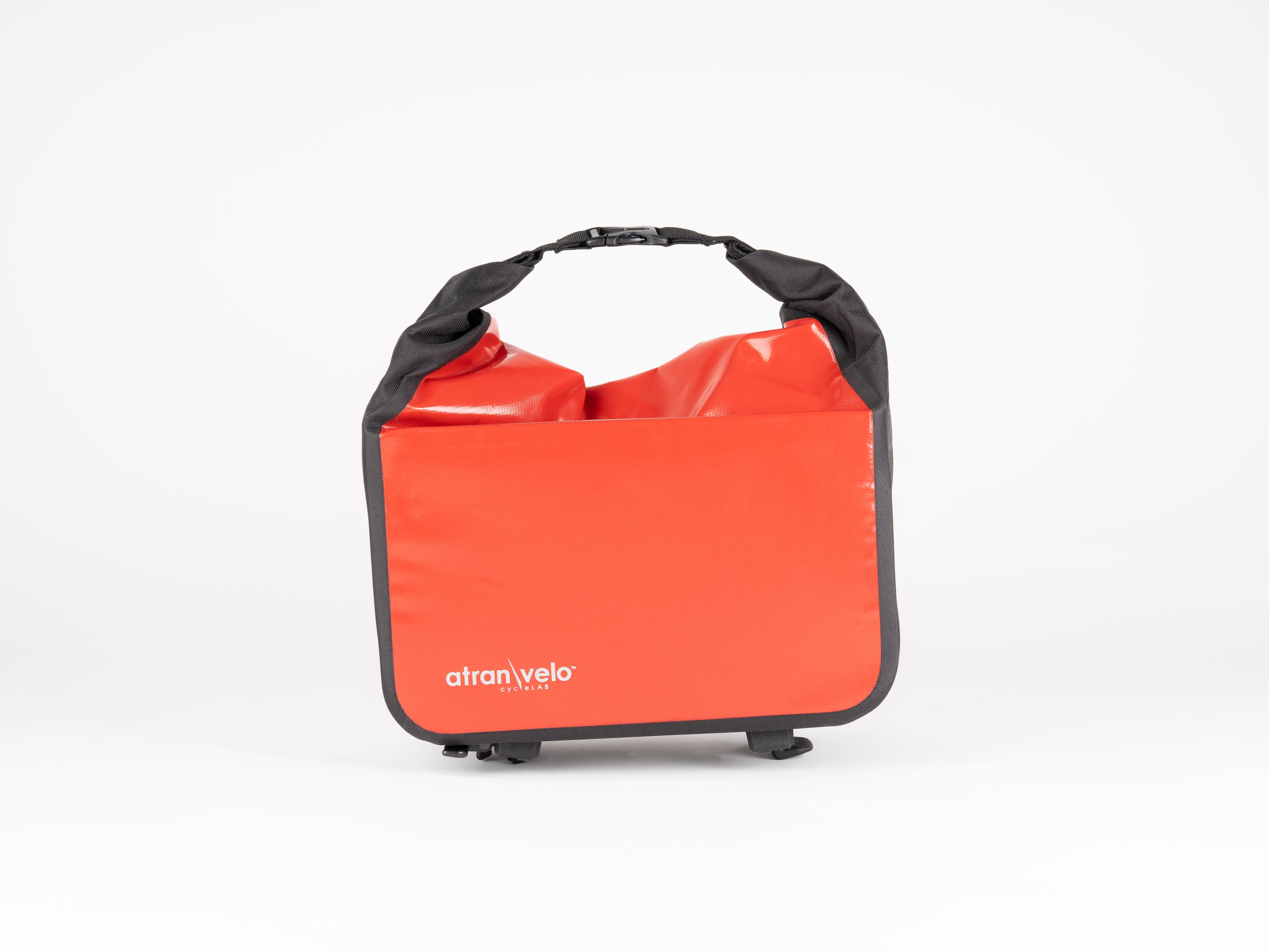Atran Velo Travel Top Avs Cykeltaske   Rød Sort