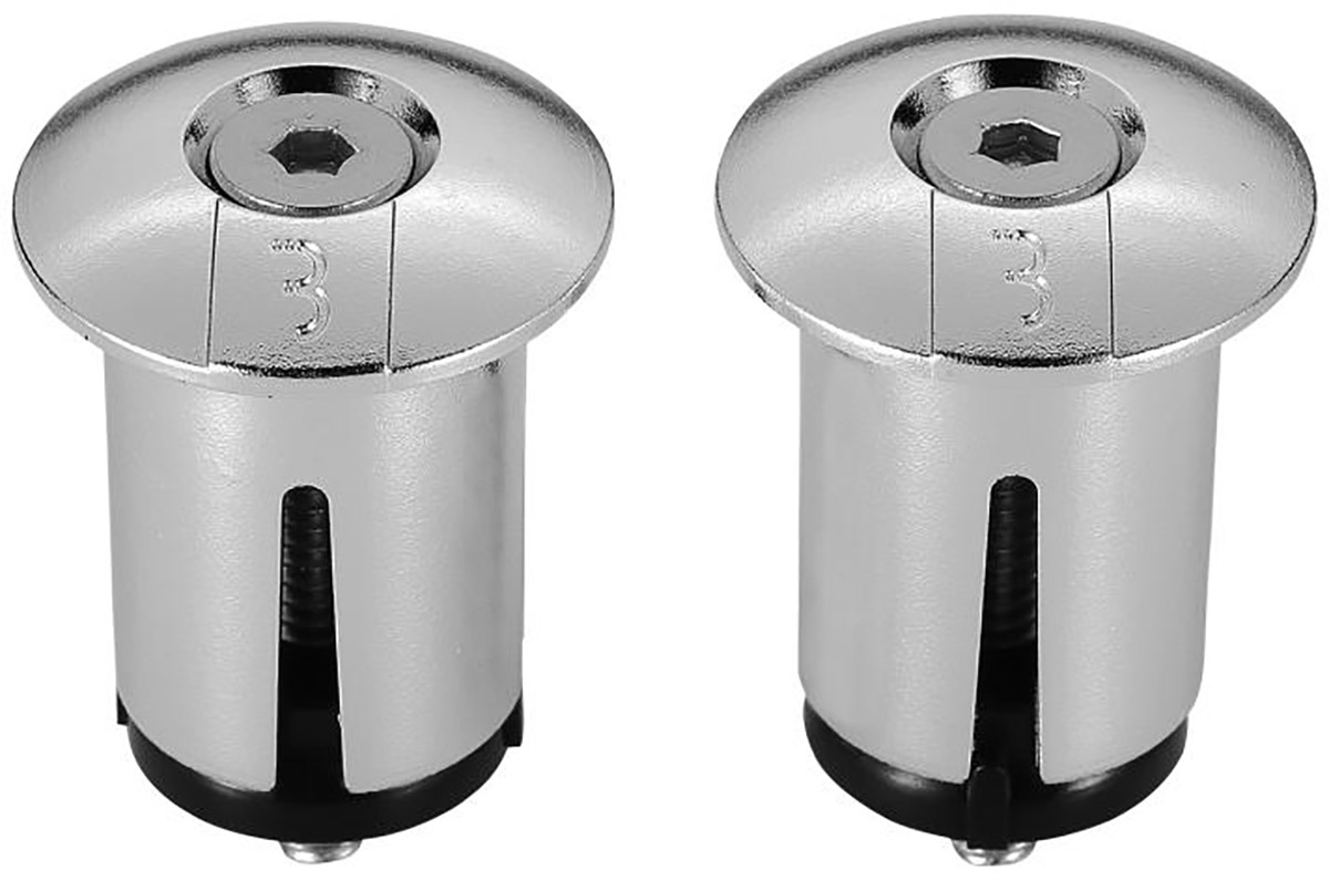Bbb Screwon Bht-96 Styrpropper   End Caps Sølv