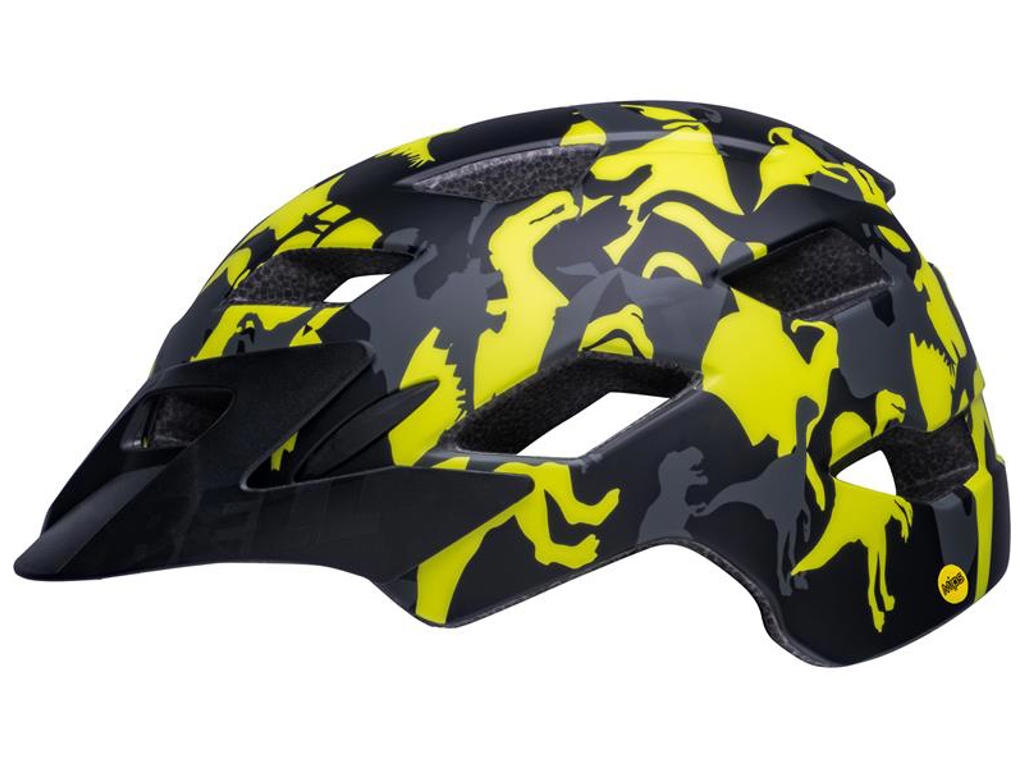 Bell Sidetrack Mips Cykelhjelm Junior Str  50-57 Cm Mat Sort Camos