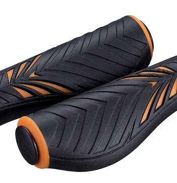 Bike Attitude D2 Ergo Cykelhåndtag Med Gel   130 Mm  Sort Orange