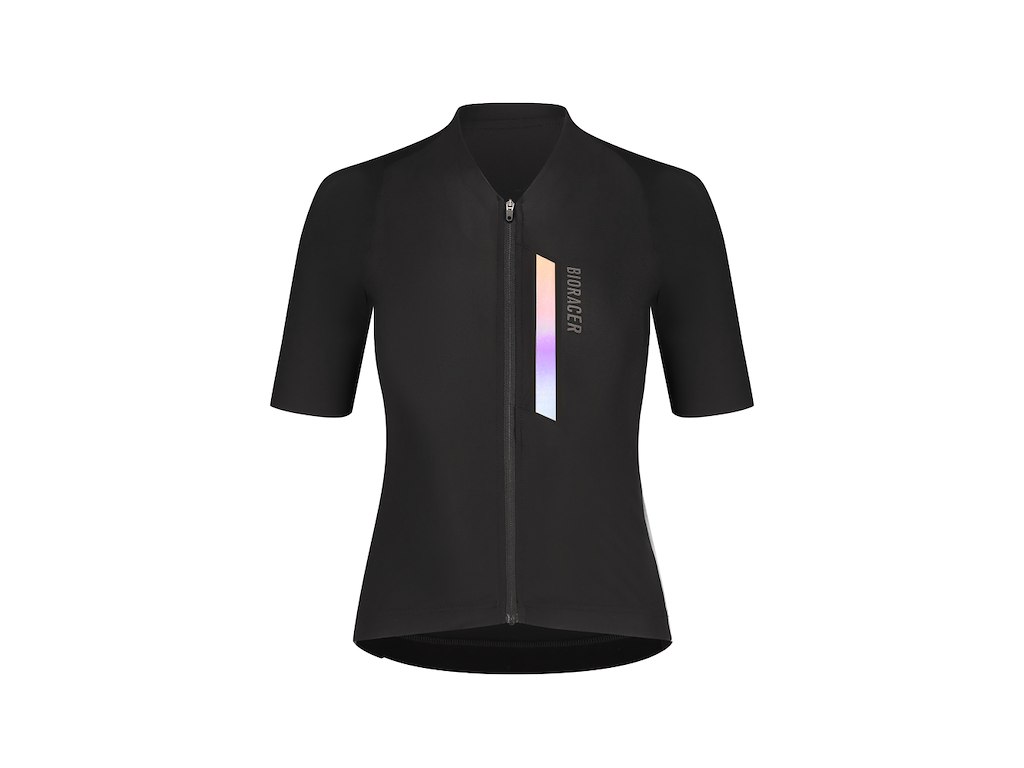 Bioracer Icon Gravel Jersey Cykeltrøje Korte ærmer Dame Sort