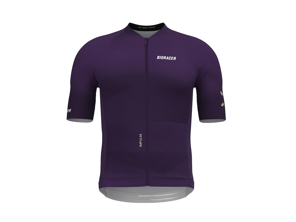 Bioracer Icon Impulse Jersey Cykeltrøje Korte ærmer Herre Dark Violet