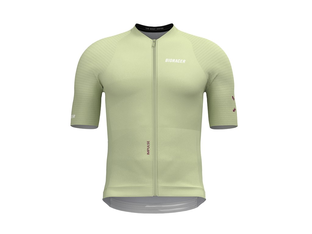 Bioracer Icon Impulse Jersey Cykeltrøje Korte ærmer Herre Pistachio Milk