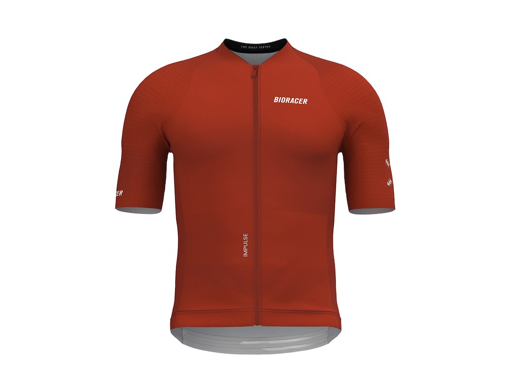 Bioracer Icon Impulse Jersey Cykeltrøje Korte ærmer Herre Terra Cotta