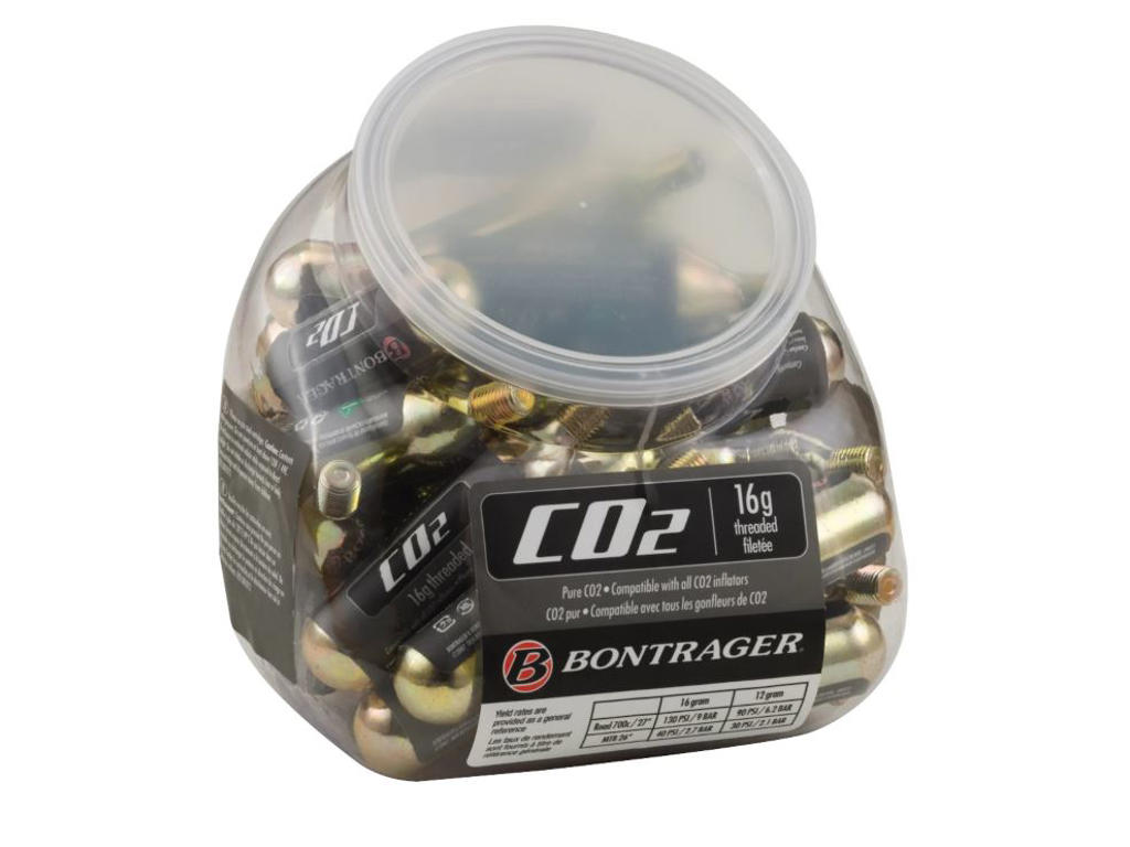 Bontrager Co2 30 Stk  Co2 Patroner 16 Gram Med Gevind