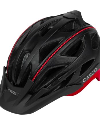 Casco Activ2 Black Structure Red Cykelhjelm    52-56 Cm