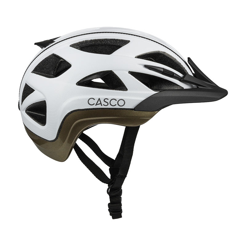 Casco Activ2 White Structure Olive Cykelhjelm 52-56 Cm
