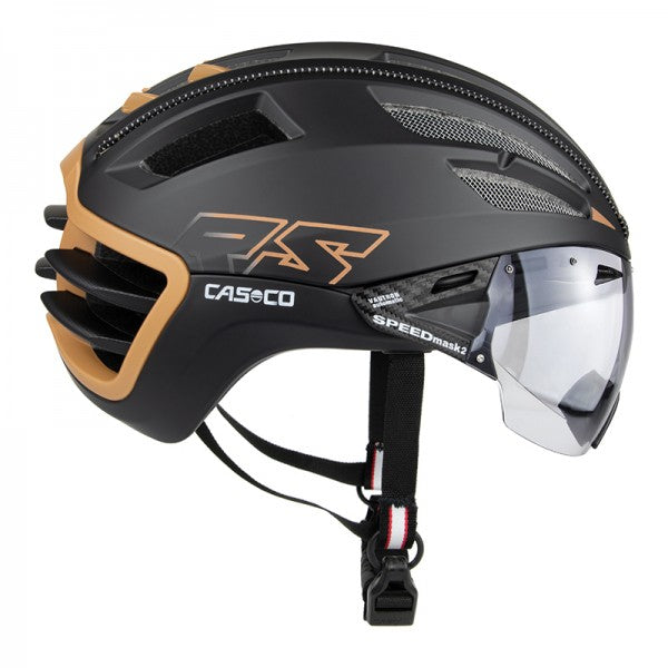 Casco Speedairo2 Rs Cykelhjelm Med Vautron-visir Amber Fury 56-58 Cm