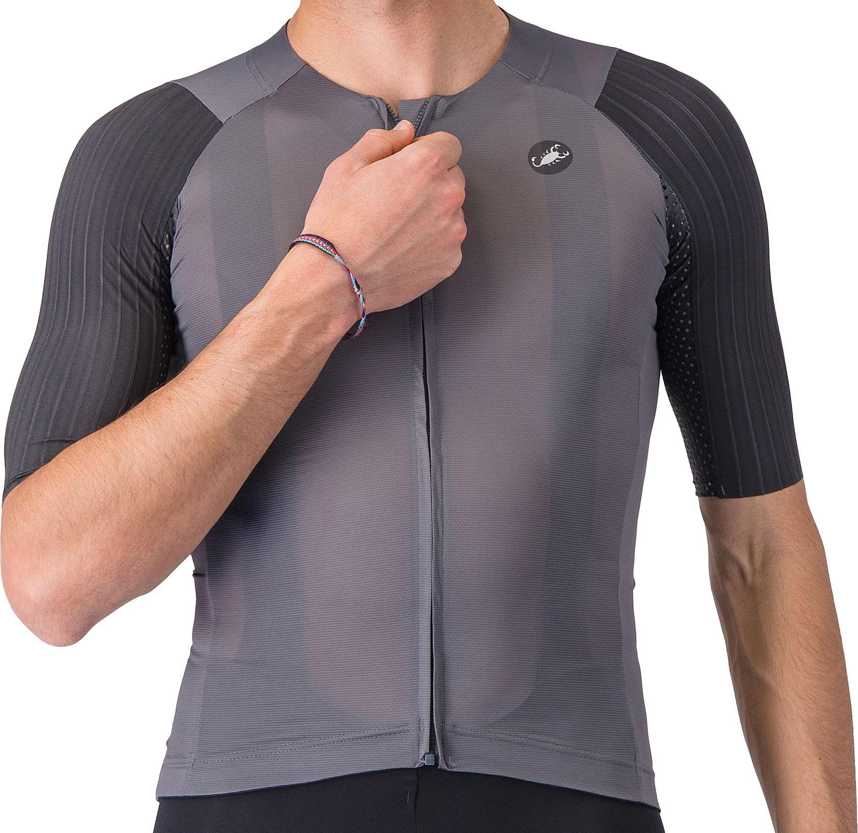 Castelli Aero Race 8s Jersey Smoky Gray