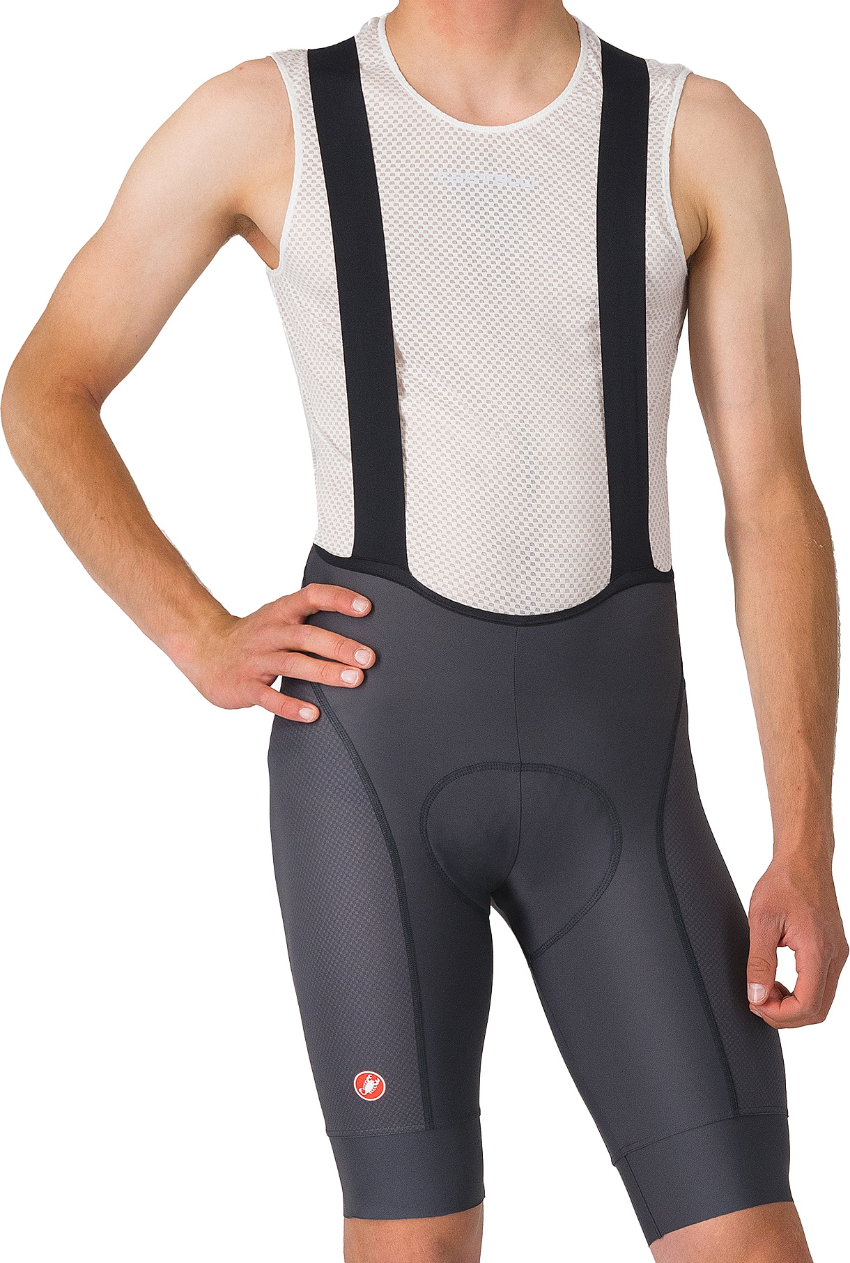Castelli Competizione   Bibshort Dark Gray