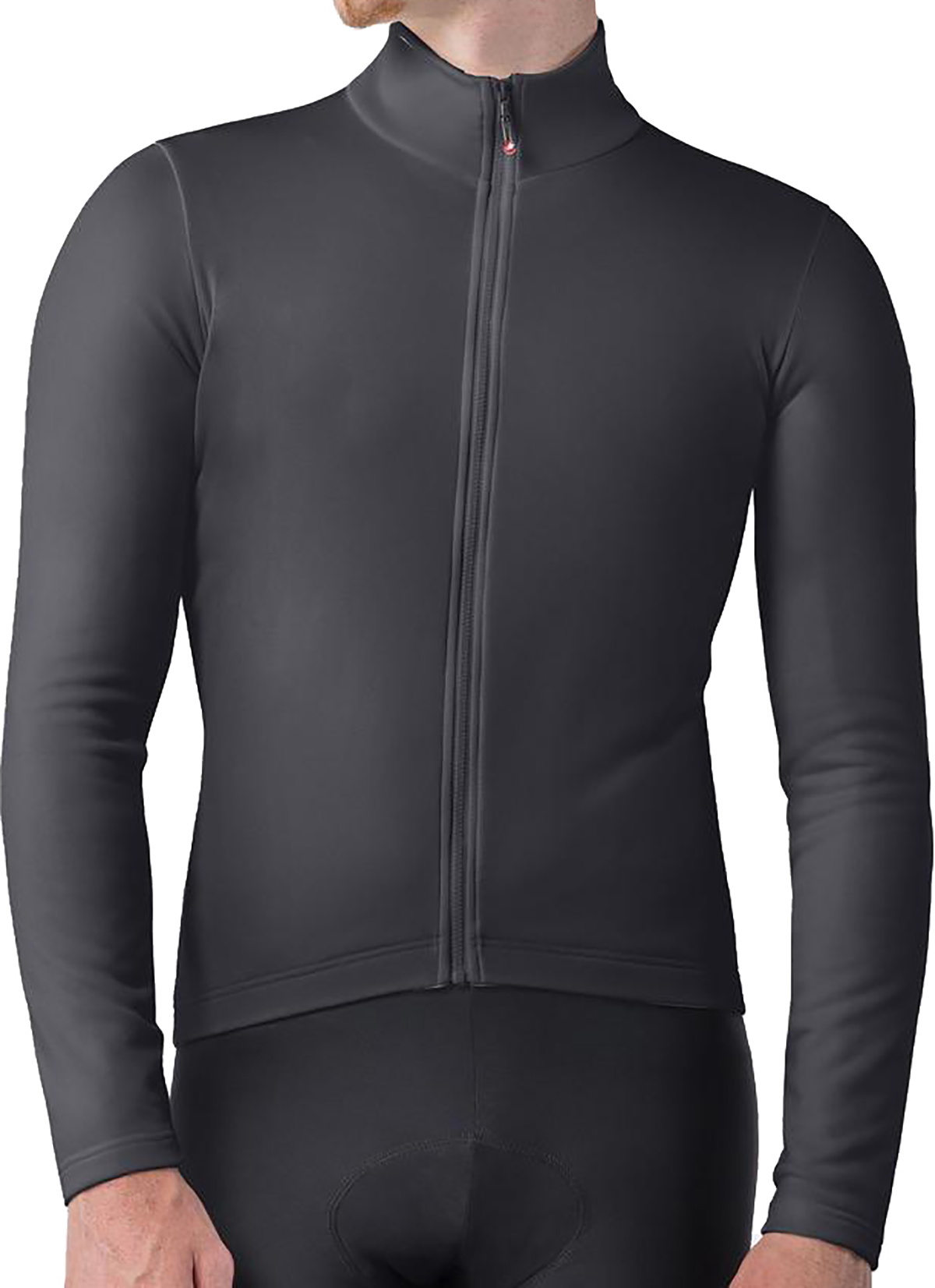 Castelli Competizione Thermal Ls Jersey Black