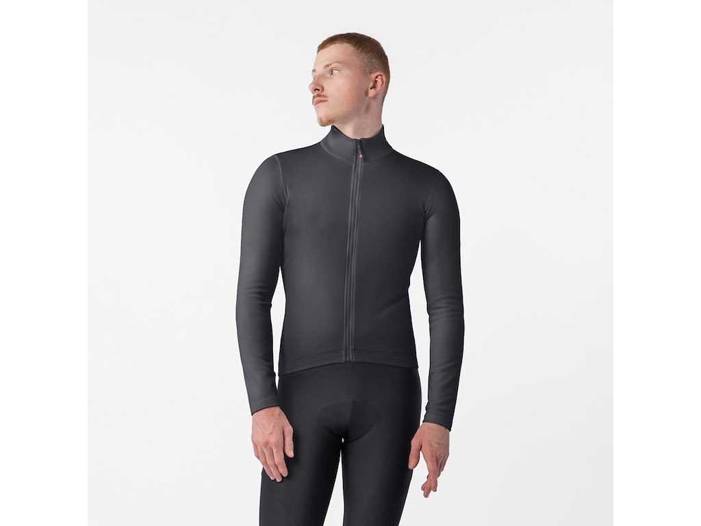 Castelli Competizione Thermal Ls Jersey Cykeltrøje Lange ærmer Herre Sort Str