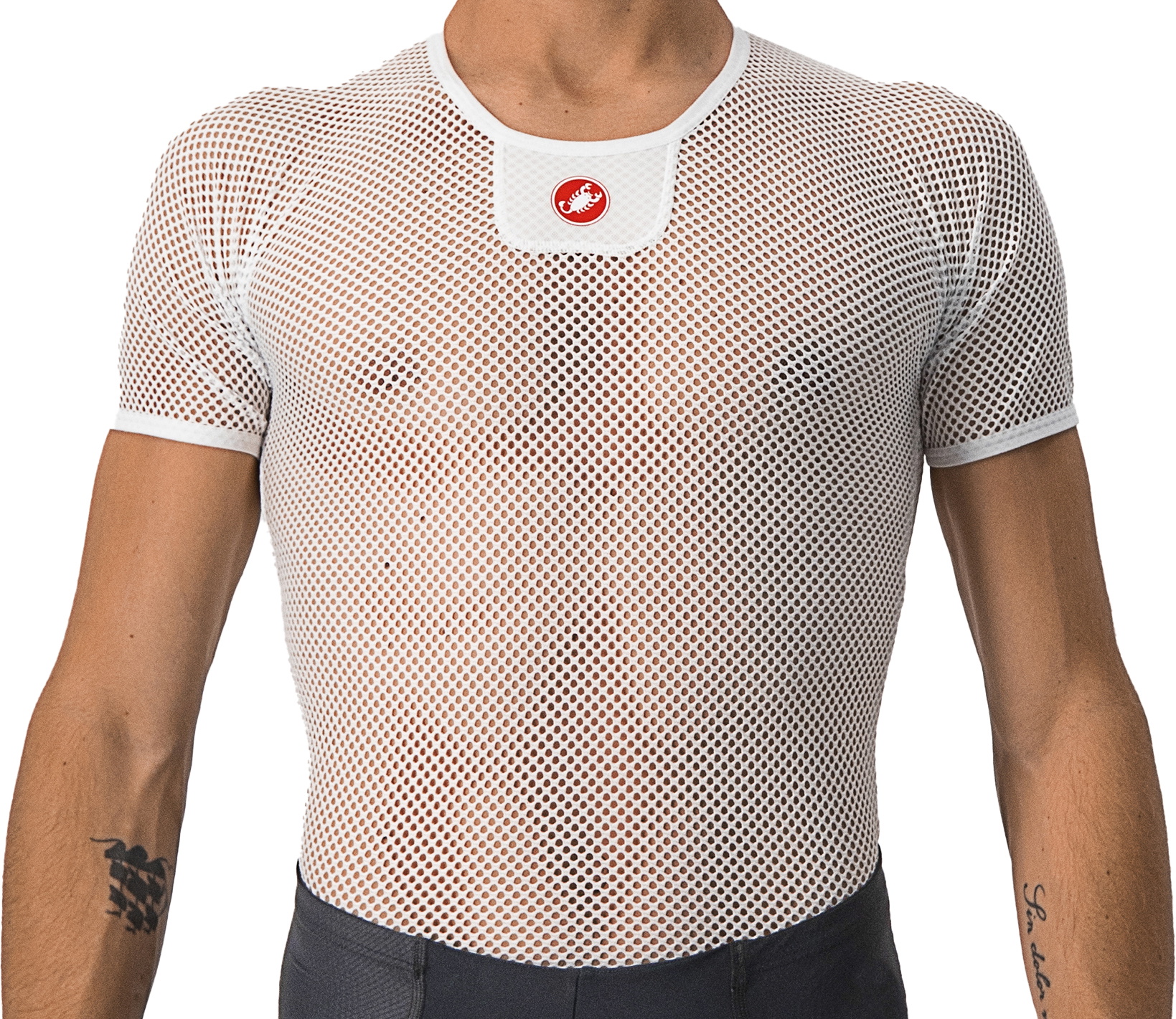 Castelli Core Mesh   Short Sleeve- White