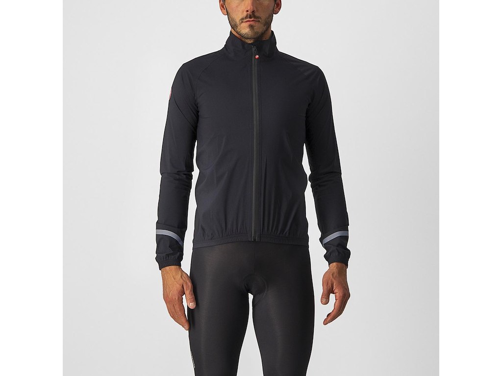 Castelli Emergency   Regnjakke   Light Black Str