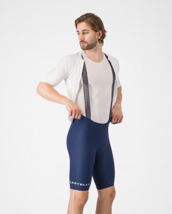 Castelli Espresso   Bibshort Cykelshorts   Pude Herre Belgian Blue