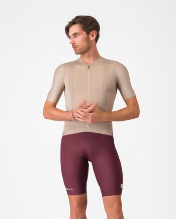 Castelli Espresso   Bibshort Cykelshorts   Pude Herre Deep Bordeaux