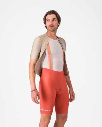 Castelli Espresso   Bibshort Cykelshorts   Pude Herre Paprika
