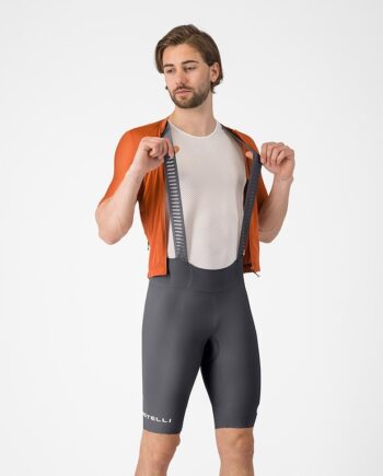 Castelli Espresso   Bibshort Cykelshorts   Pude Herre Smoky Gray Xs
