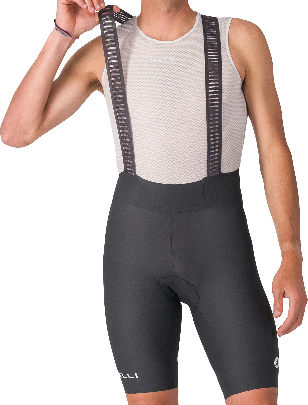 Castelli Espresso   Bibshort Dark Gray