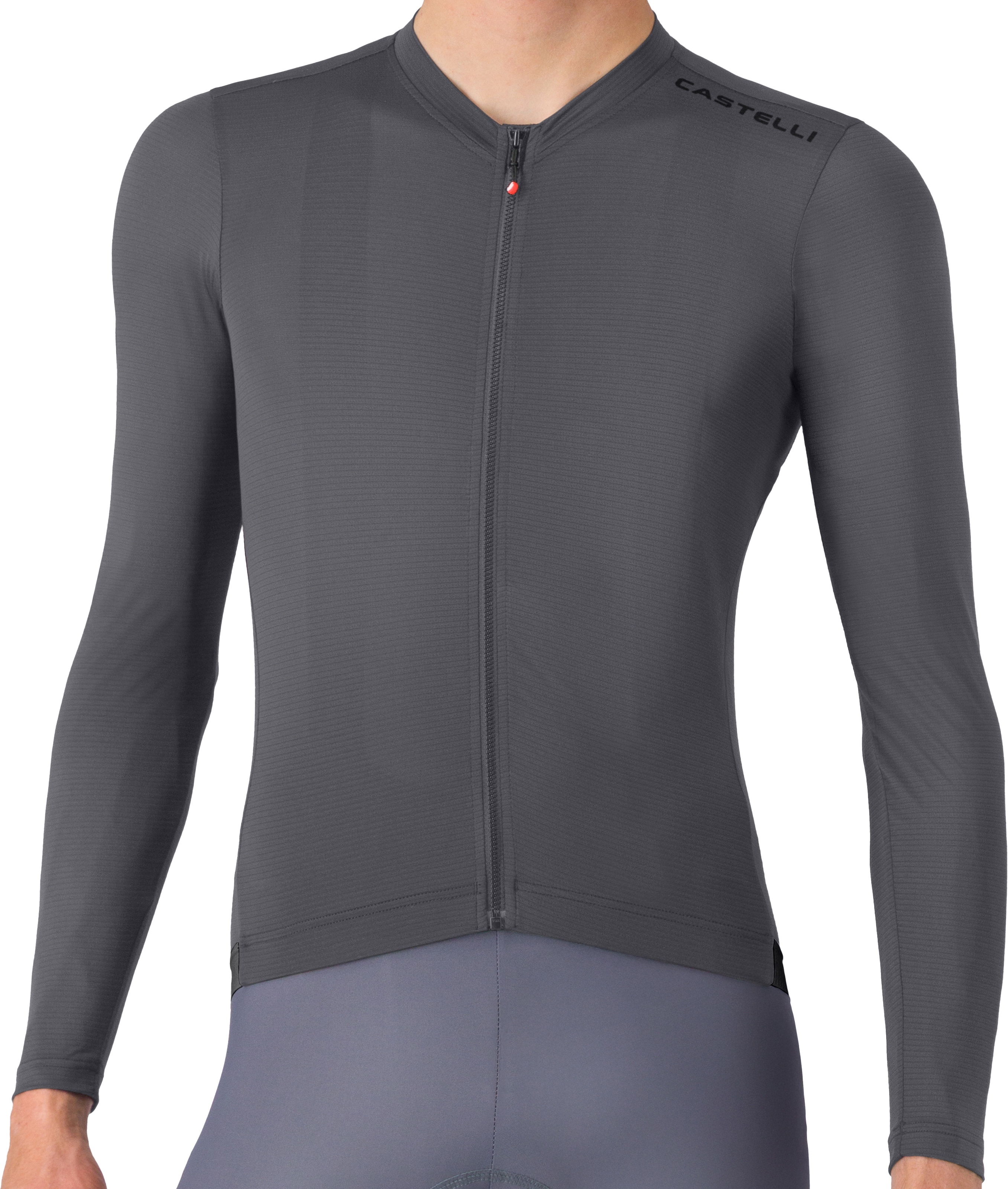 Castelli Espresso   Long Sleeve Jersey Smoky Gray