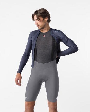 Castelli Espresso   Thermal Bibshorts Cykelshorts   Pude Herre Smoky Gray Str
