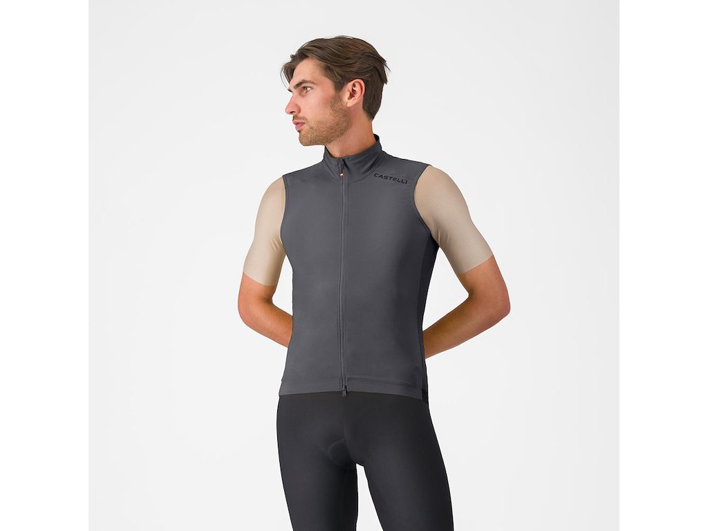 Castelli Espresso   Vest Cykelvest Herre Smoky Gray