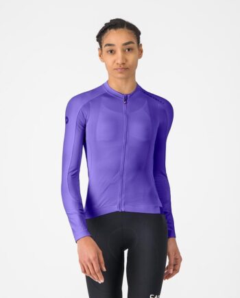 Castelli Espresso     Ls Jersey Cykeltrøje Lange ærmer Dame Ultraviolet