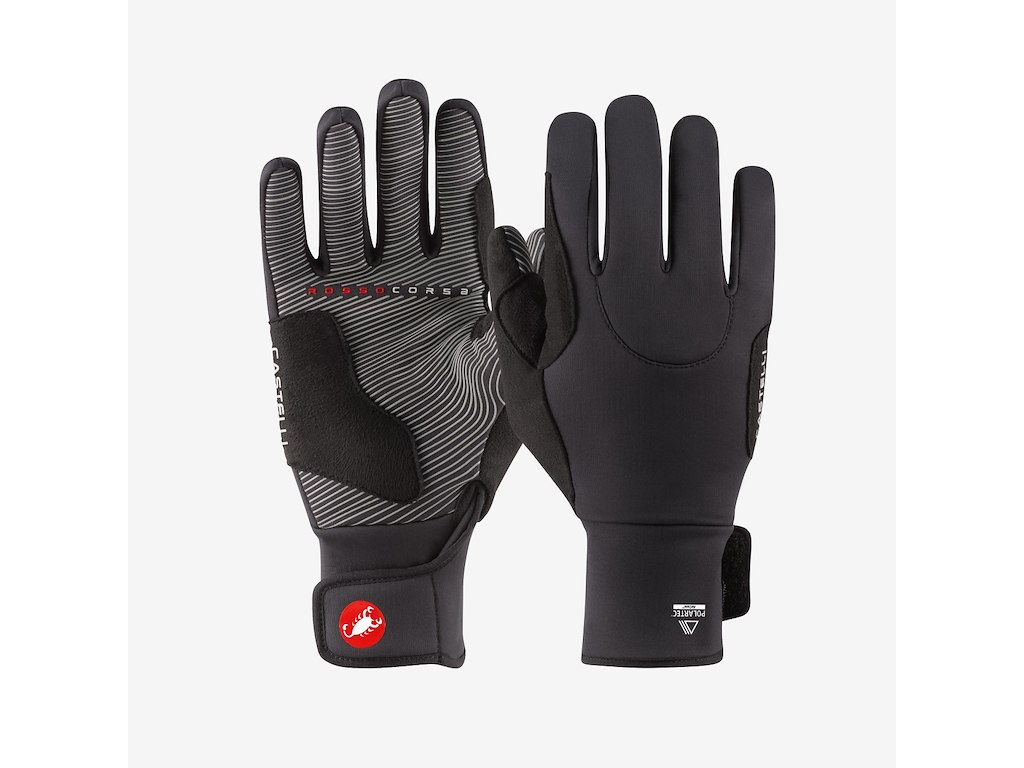 Castelli Estremo   Glove Cykelhandsker Lange Fingre Sort Str