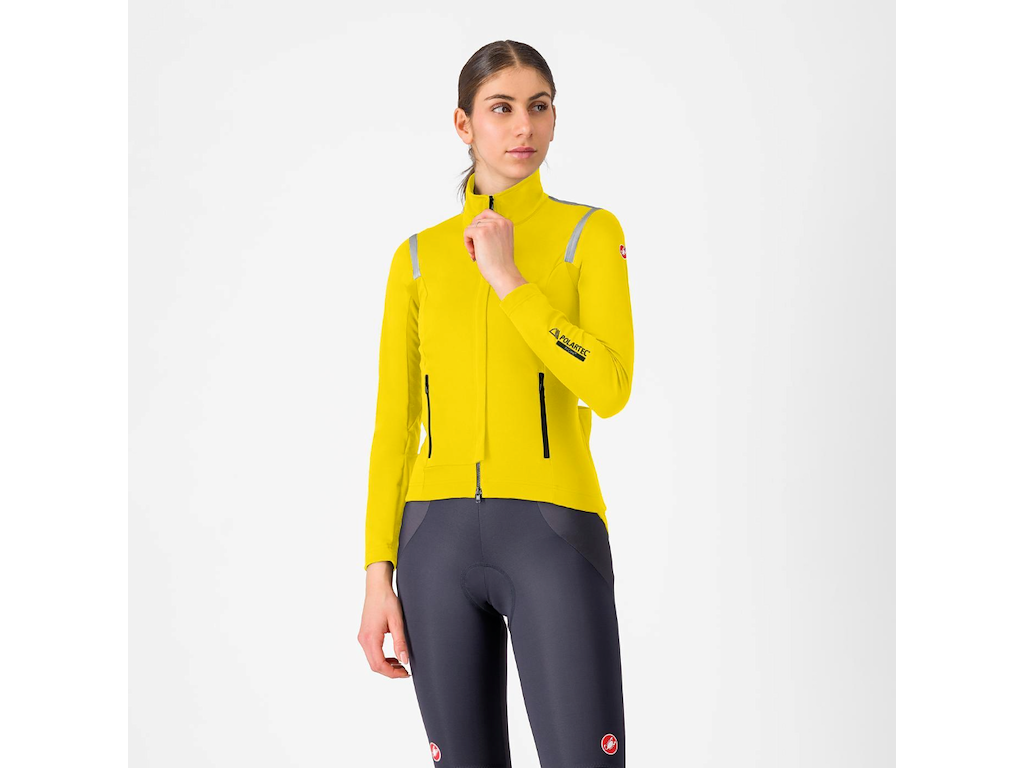 Castelli Perfetto Ros   Cykeljakke Mango Mojito Black Reflex Dame