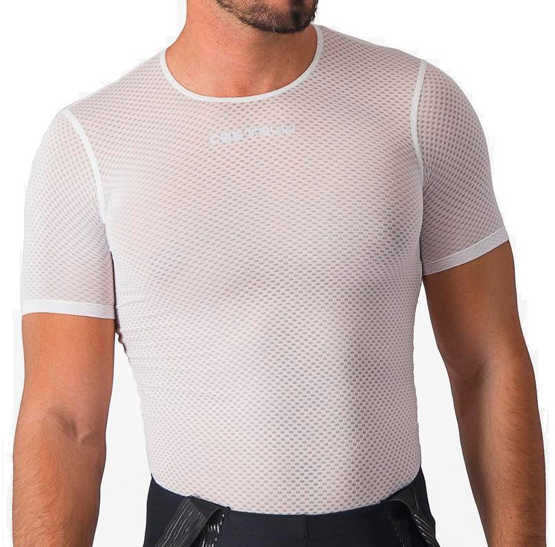Castelli Pro Mesh Short Sleeve Baselayer Hvid