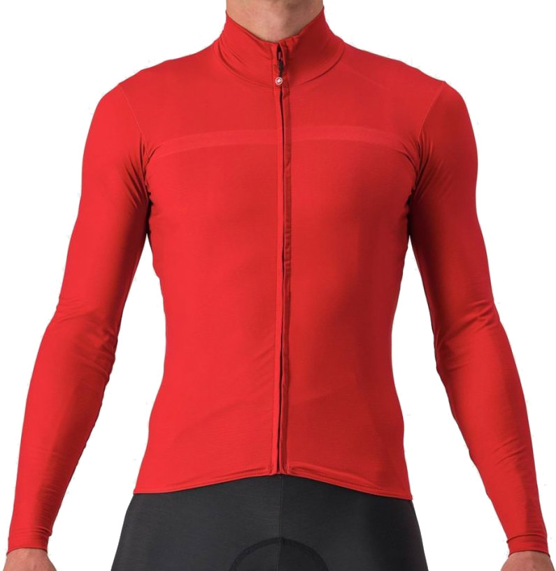 Castelli Pro Thermal Mid Ls Jersey Langærmet Rød