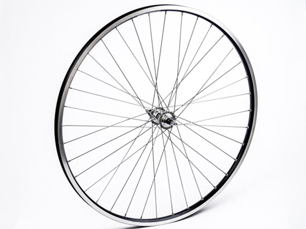 Connect Citybike Baghjul 700c    Speed Zac2000 Fælg Fælgbremse Sort Sølv