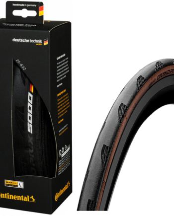 Continental Grand Prix 5000 Tubeless Folding Racerdæk 700x25c 32c Brun