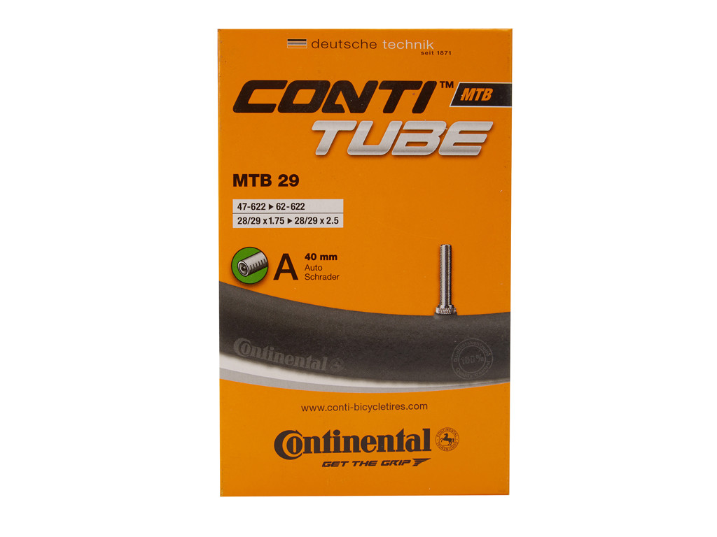 Continental Mtb 29 Cykelslange Str  29 Quot X1 75-  50 Quot   47-62x622  40 Mm Autoventil