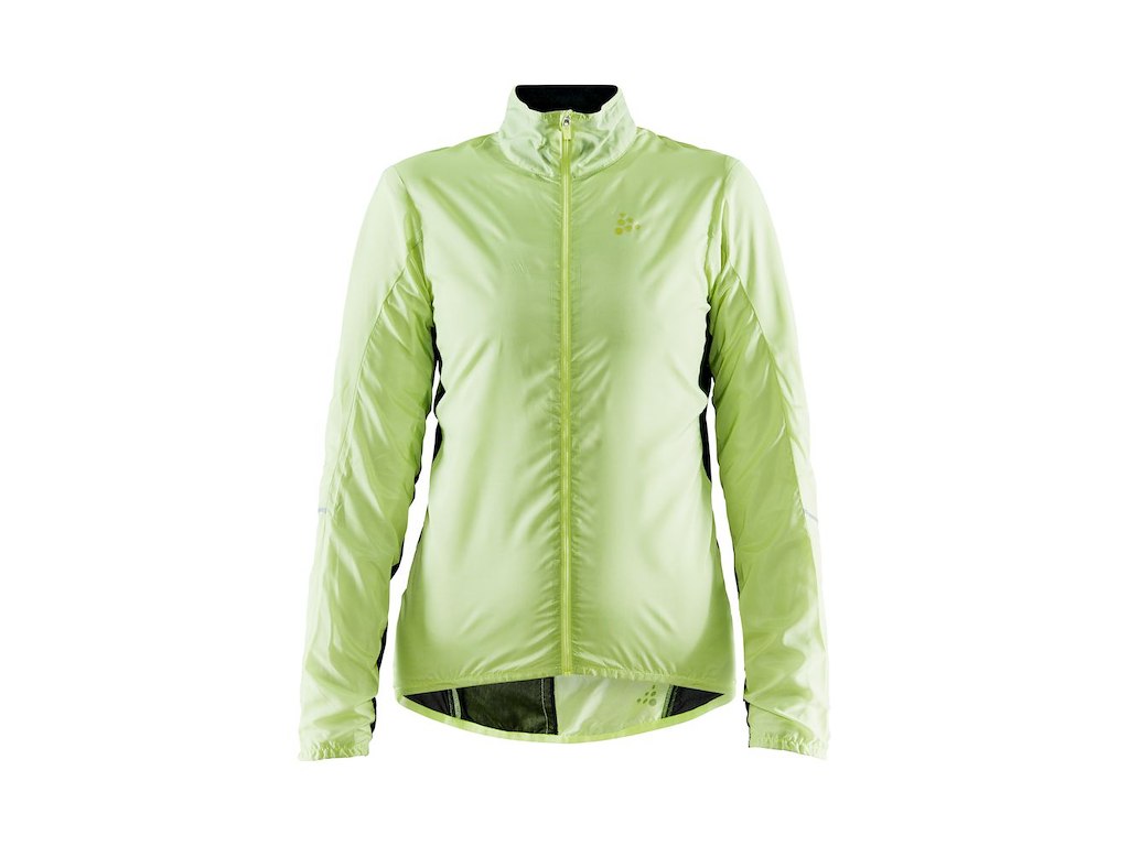 Craft Essence Light Wind Jacket Dame Neon Gul Str
