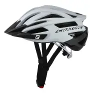 Cratoni Agravic White-black Glossy Str   -   58-62 Cm  Cykelhjelm