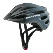 Cratoni Pacer Jr  Black-grey Matt Str   -   54-58 Cm  Cykelhjelm