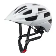 Cratoni Velo-  White Matt Str   -   52-57 Cm  Cykelhjelm