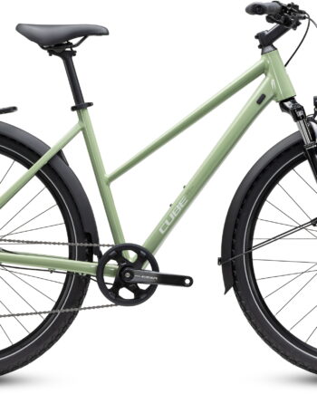 Cube Nature One Fe  Fully Equipped  Trapeze Dame 2027 Almondgreen Green