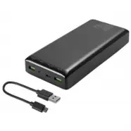 Deltaco Power Bank 30 000 Mah  1x Usb-  Pd  2x Usb-  Qc3   Powerbank